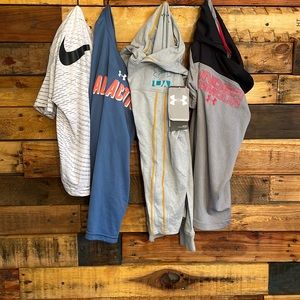 Boys YS Under Armour quick wick bundle (size 7/8)